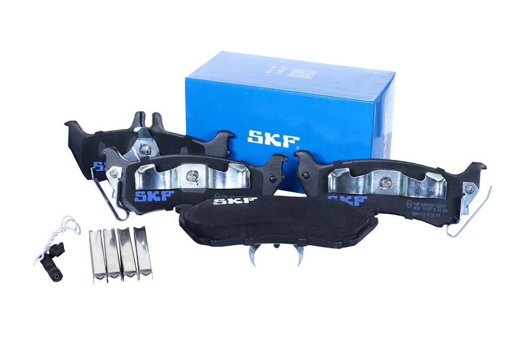 Jeu de 4 plaquettes de frein SKF ref. VKBP 91077 E